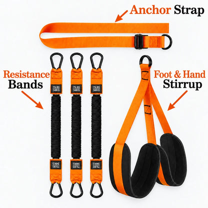 Adjustable Pull-Up Assist Resistance Bands Set
