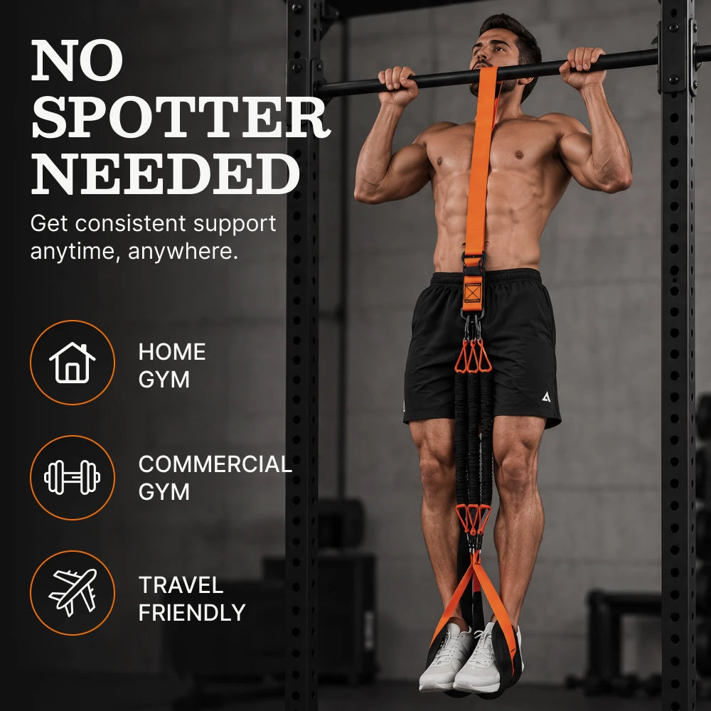 Adjustable Pull-Up Assist Resistance Bands Set