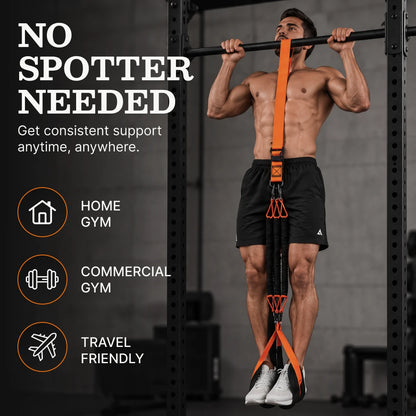 Adjustable Pull-Up Assist Resistance Bands Set